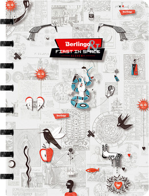 Блокнот Berlingo First In Space A5+ / RNt_A5201 (80л, клетка)