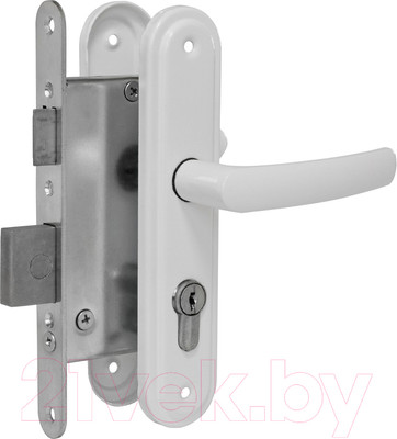Замок врезной Омега ЗВ4-2.02 (белый)