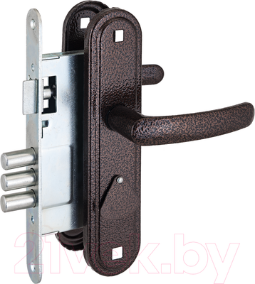 Замок врезной Омега ЗВ9.1-02 (медный)