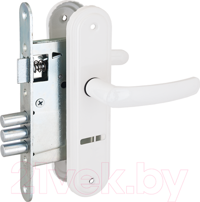 Замок врезной Омега ЗВ9.1-03 (белый)