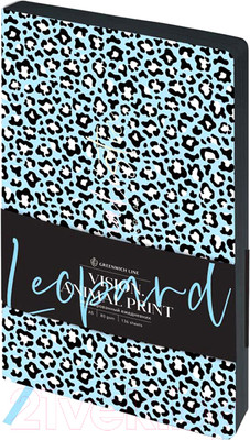 Ежедневник Greenwich Line Vision. Animal print. Leopard A5 / ENA5_38810 (136л)