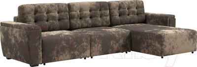 Диван угловой Мебельград Милан-4 Стандарт (тиффани коричневый)