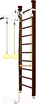 Детский спортивный комплекс Kampfer Helena Ceiling (стандарт, шоколадный/белый)