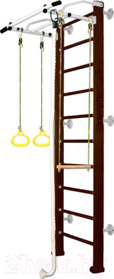 Детский спортивный комплекс Kampfer Helena Wall (стандарт, шоколадный/белый антик)