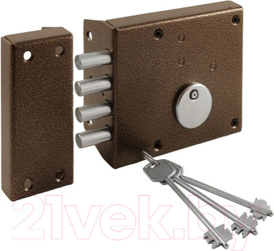 Замок накладной Зенит ЗН4-2 (медь)