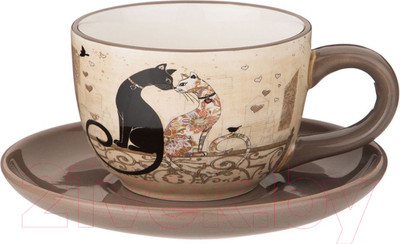 Чашка с блюдцем Agness 358-1747