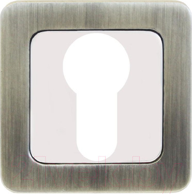 Накладка на цилиндр Аллюр АРТ ET-S1 MAB/CP (матовая бронза/хром)