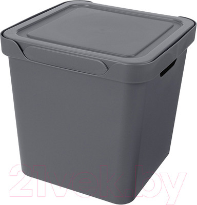 Контейнер для хранения Econova Luxe / 433242611 (серый)