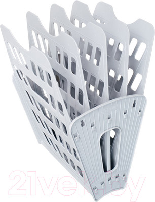 Лоток для бумаг Стамм ЛТ90 (серый)