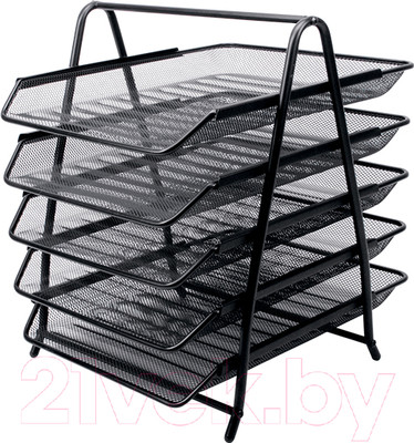 Лоток для бумаг Berlingo Steel&Style / BMs_41052 (черный)