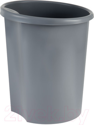 Корзина для бумаг Стамм КР12 (серый)