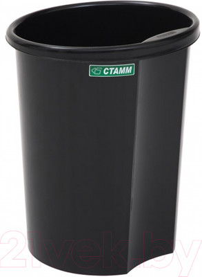 Корзина для бумаг Стамм КР11 (черный)