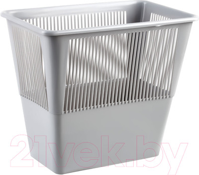 Корзина для бумаг Стамм КР32 (серый)