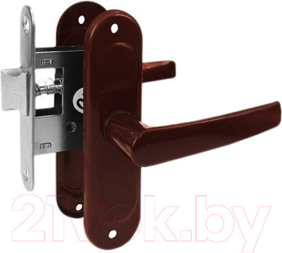 Ручка дверная Птимаш ЗЩ1.45 (коричневый)