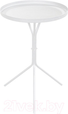 Журнальный столик Sheffilton SHT-CT11 (белый муар)