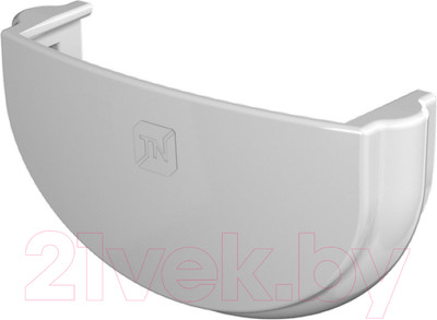 Заглушка желоба Технониколь Оптима 054378 (белый)