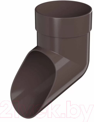 Слив трубы водосточной Технониколь Оптима 054440 (темно-коричневый)