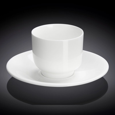 Чашка с блюдцем Wilmax WL-993021/AB