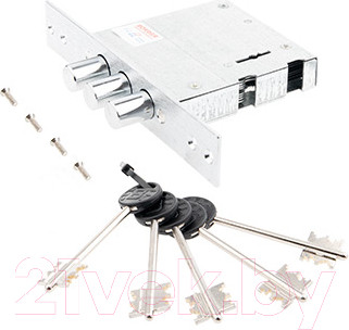 Замок врезной Border 87310-ЗВ8-8Г/15