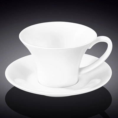 Чашка с блюдцем Wilmax WL-993170/AB
