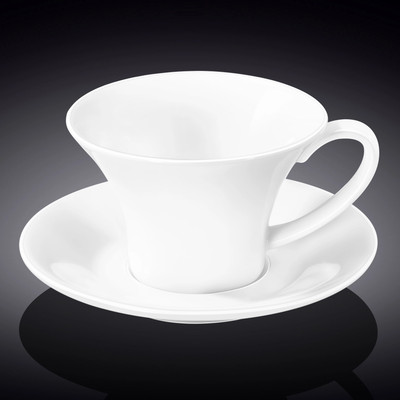 Чашка с блюдцем Wilmax WL-993171/AB