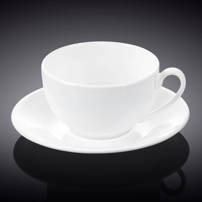 Чашка с блюдцем Wilmax WL-993189/AB