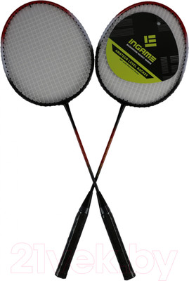 Набор для бадминтона Ingame Store (красный/черный)