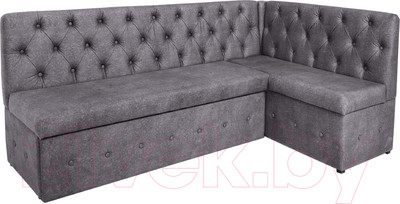 Уголок кухонный мягкий Аквилон Айриш СМ правый (эмилия грей)