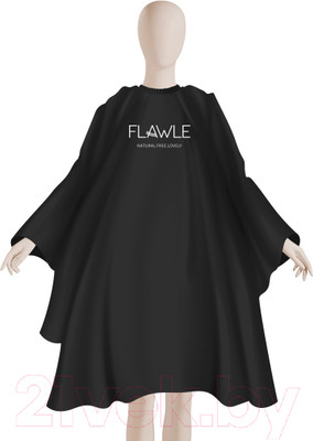 Накидка парикмахерская Flawle 3.201.01 (черный)
