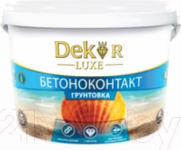 Грунтовка Dekor Бетонконтакт ВД-АК-0158 (6кг)