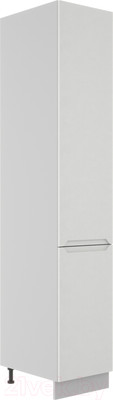 Шкаф-пенал кухонный ДСВ Тренто ПН 400 левый (серый/белый)