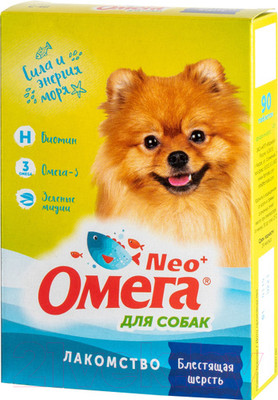 Витамины для животных Омега Нео + С-Ш с биотином (90таб)