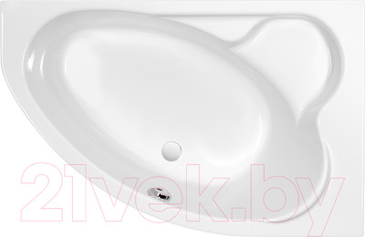 Ванна акриловая Cersanit Kaliope 153x100 R (с ножками и экраном)