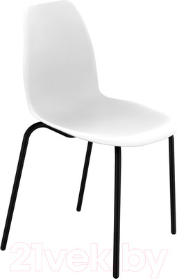 Стул Sheffilton SHT-ST29/S130 HD (белый/черный муар)