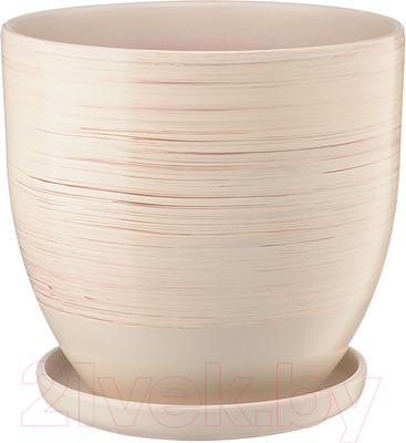 Вазон Вещицы Волна BH-87-3 (бежевый)