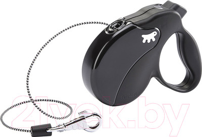 Поводок-рулетка Ferplast Amigo S / 75710017 (шнур черный)