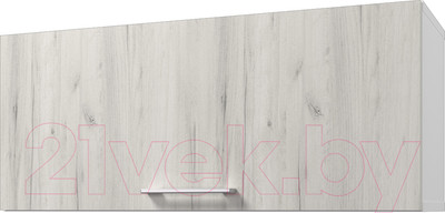 Шкаф под вытяжку Горизонт Мебель Европа 80 (белый крафт)