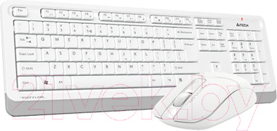 Комплект клавиатура и мышь A4Tech Fstyler FG1012 (белый)
