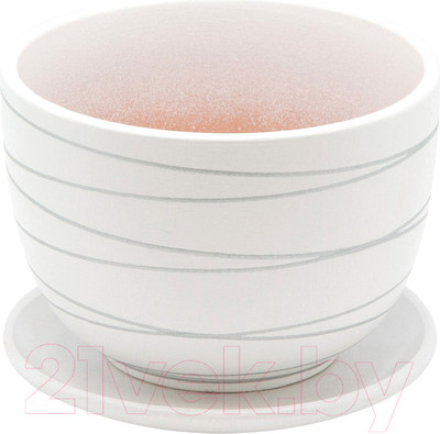 Вазон Вещицы BH-04-8 (белый)