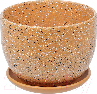 Вазон Вещицы Терраццо BH-92-4 (терракотовый)
