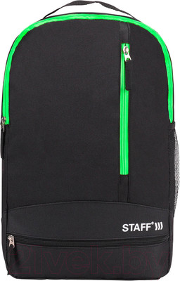 Рюкзак Staff Strike / 270785 (черный/салатовые детали)