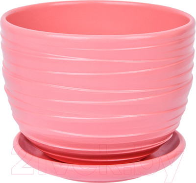 Вазон Вещицы Рельеф BH-97-4 (розовый)