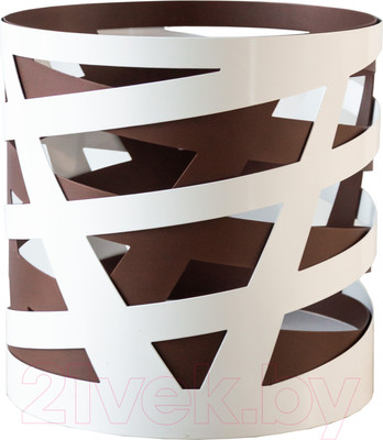 Дровница для камина Fire&Wood Saturn 400x400x410(H) (белый/коричневый)