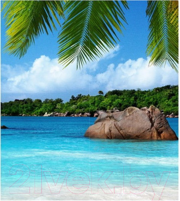 Панель ПВХ КронаПласт Unique Осиана пальмы (2700x250x8мм)