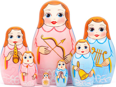 Матрешка сувенирная Брестская Фабрика Сувениров Ангел 7309