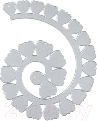 Нож для вырубки и тиснения Остров Сокровищ Цветочная спираль / 663814