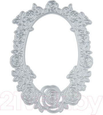 Нож для вырубки и тиснения Остров Сокровищ Рамка с розами / 663815