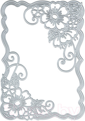 Нож для вырубки и тиснения Остров Сокровищ Цветочная рамка / 663819