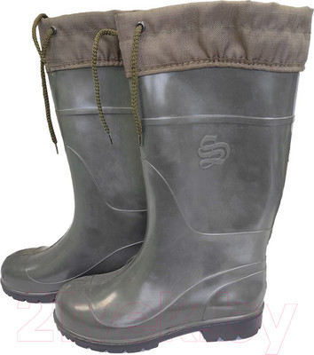 Сапоги резиновые Step А-34 Н с надставкой (р.37, черный)