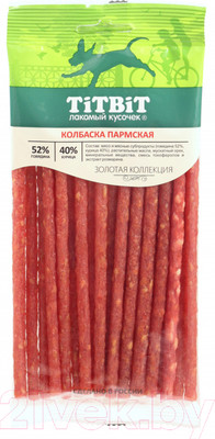 Лакомство для собак TiTBiT Золотая коллекция.Колбаса Пармская / 23686 (120г)